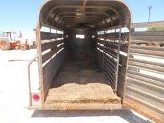 R-1283 1992 W-W Stock Trailer
