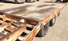 R-851 1995 C&B Quality 18' Flatbed Equipment Trailer