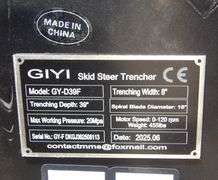 R-962 Skid Steer Trencher