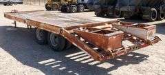 R-851 1995 C&B Quality 18' Flatbed Equipment Trailer