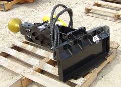 R-955 Mini Skid Steer Post Pounder