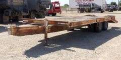 R-851 1995 C&B Quality 18' Flatbed Equipment Trailer