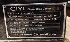 R-1037 Skid Steer Stump Bucket
