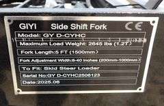 R-1031 Skid Steer Mast & Forks