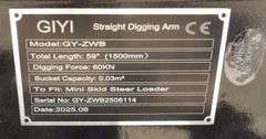 R-927  GIYI Mini Backhoe Attachment