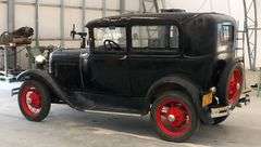 R-908 1930 Ford Model A Two Door Sedan
