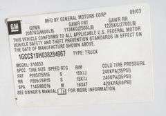 R-919 2003 Chevy S10 Pickup