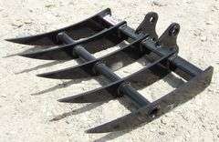 R-1011 Mini Excavator Rake