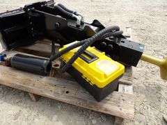 R-955 Mini Skid Steer Post Pounder