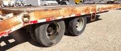 R-851 1995 C&B Quality 18' Flatbed Equipment Trailer