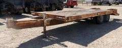 R-851 1995 C&B Quality 18' Flatbed Equipment Trailer
