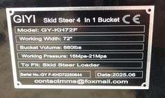 R-953 Skid Steer 4 in 1 Bucket