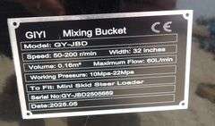 R-1004 Mini Skid Steer Mixing Bucket