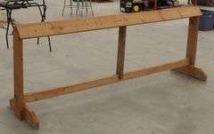 R-693 Wooden Saddle Rack