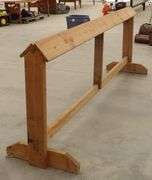 R-693 Wooden Saddle Rack