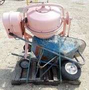 R-629  Cement Mixer + Wheel Barrow