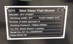 R-957 Skid Steer Flail Mower