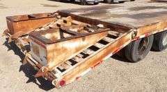 R-851 1995 C&B Quality 18' Flatbed Equipment Trailer