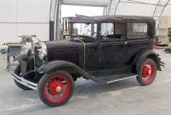 R-908 1930 Ford Model A Two Door Sedan
