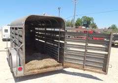 R-1283 1992 W-W Stock Trailer