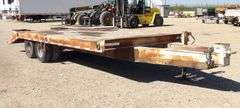 R-851 1995 C&B Quality 18' Flatbed Equipment Trailer