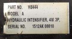 R-1204 Winch & Hydraulic Intensifier