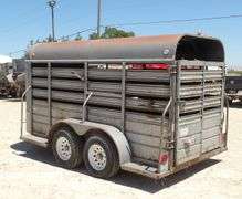 R-1283 1992 W-W Stock Trailer