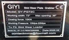 R-945 Skid Steer Plate Grappler