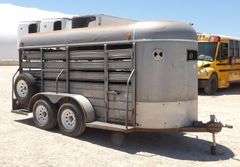 R-1283 1992 W-W Stock Trailer
