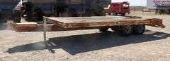 R-851 1995 C&B Quality 18' Flatbed Equipment Trailer
