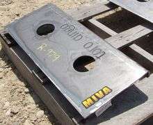 R-979 Mini Skid Steer Quick Attach Plate