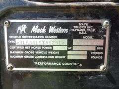 R-616 1979 Mack RS600L Commodities Truck