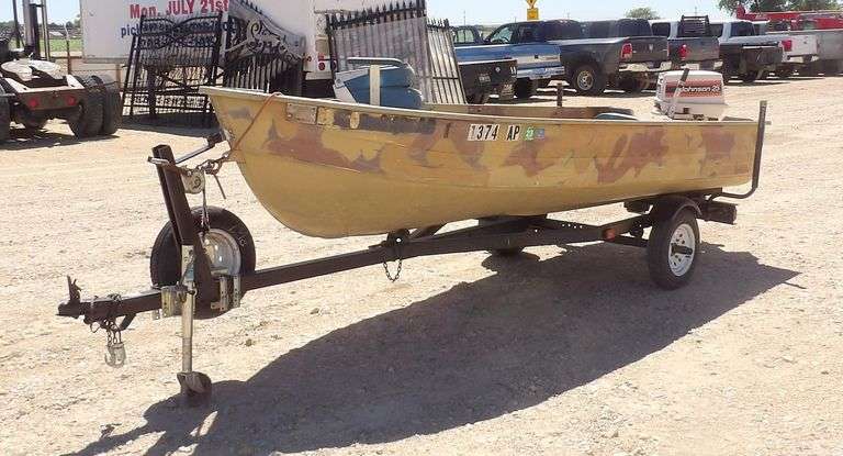 R-1548  1982 Mirro Craft Boat