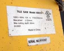 R-1494  Qep Professional Tile Saw