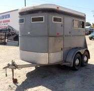 R-1460 1981 Circle J Western 2 Horse Trailer