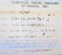 R-1284 2000 Fleetwood Wilderness Camp Trailer
