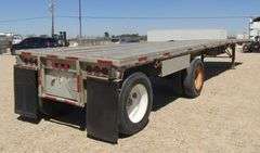 R-1432 1974 Raven Flatbed Trailer