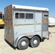R-1460 1981 Circle J Western 2 Horse Trailer