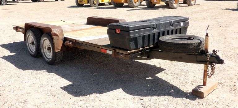 U-742 1970 Flatbed Utility Trailer