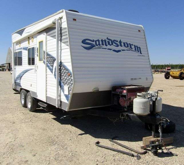 U-879 2010 Forest River Sandstorm Toy Hauler Trailer