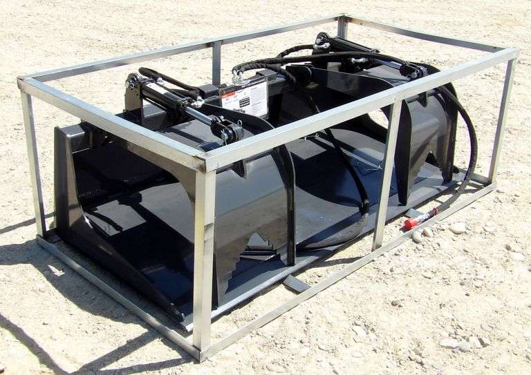 U-107 Unused Skid Steer Grapple Bucket