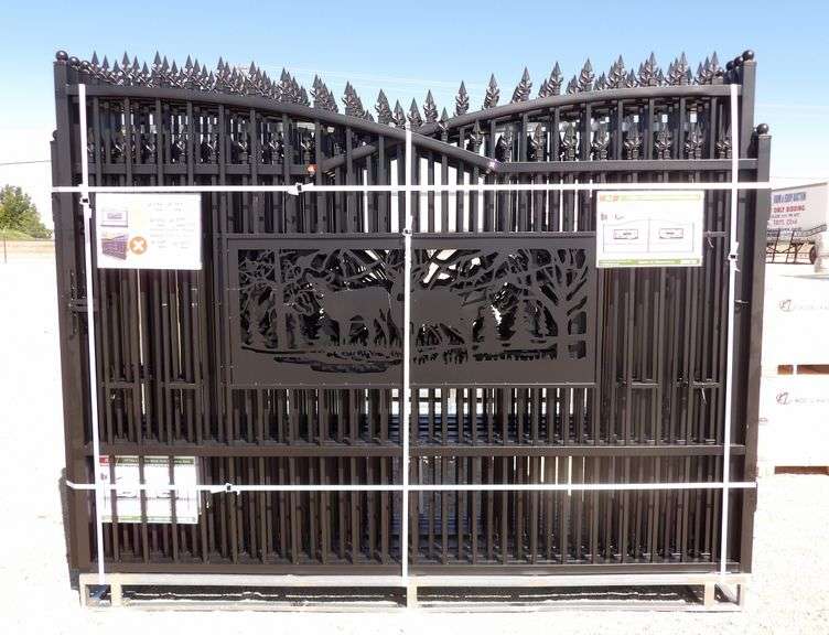 U-321 One Set Driveway Gates