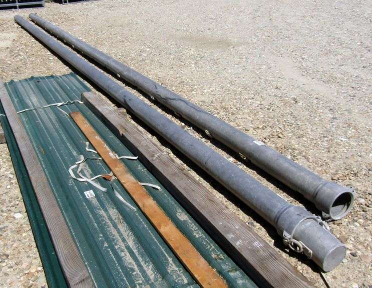 U-1104  (2) 6" Aluminum Gated Pipe