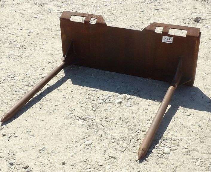 U-853 Skid Steer Bale Fork