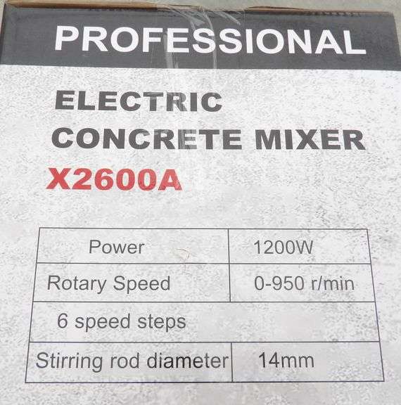 U-308  Electric Concrete Mixer