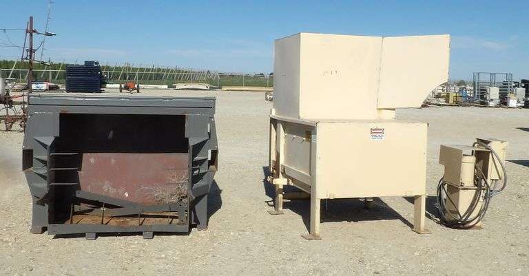 U-763  Cram-A-Lot Compactor + Dumpster