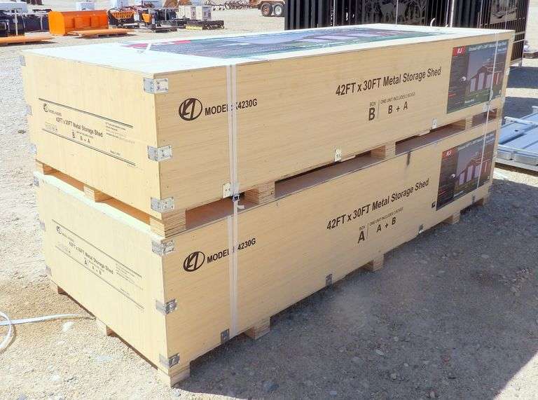 U-293 UNUSED Metal Storage Shed