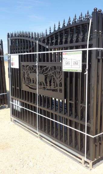 U-320 One Set Driveway Gates