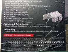 U-284 UNUSED Double Garage Metal Shed
