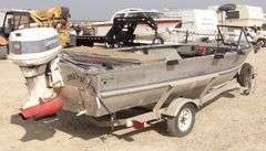 U-1323 1983 Hewes Craft 16' Boat + Trailer